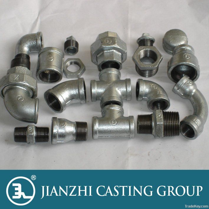 Malleable iron pipe fittings