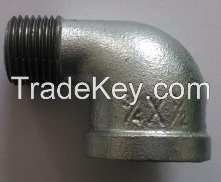 Threaded casting Malleable iron pipe fittings as per EN10226 Threads