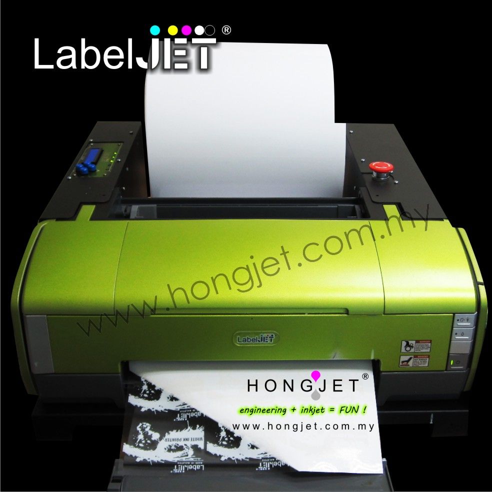 LABELJET-WHITE INK PRINTER- 330P By Hongjet Technology Sdn 