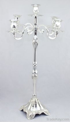 Metal candle holder candelabra holiday decoration