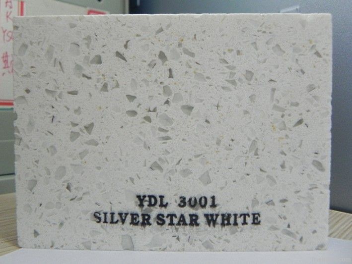 Quartz Slab/Silver Star White