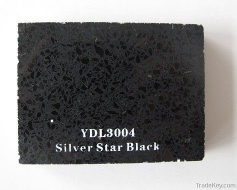 Quartz Slab/Silver Star Black