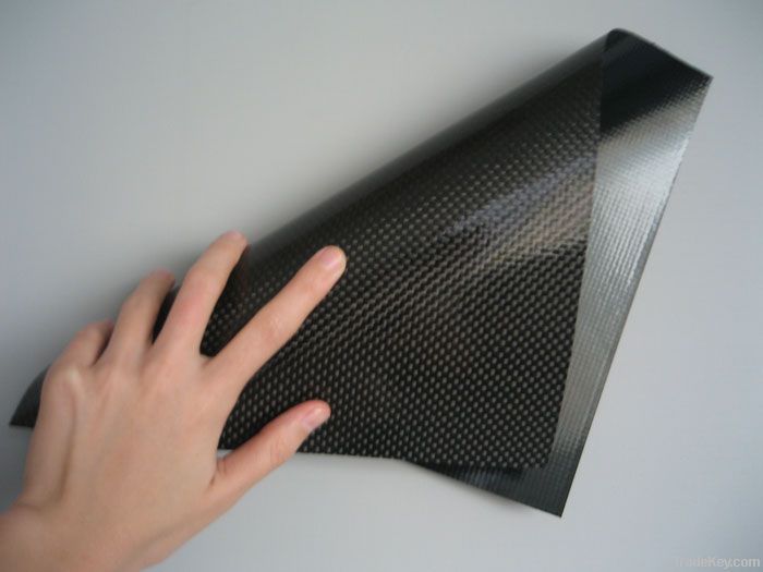 Soft carbon fiber / fiberglass sheet