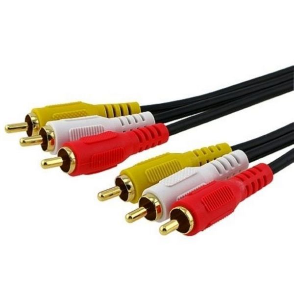 Premium 3 RCA to 3 RCA Cable 12Ft for Sony PS3