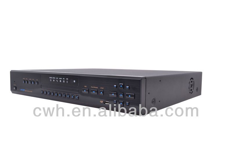 16CH 1TB HDD Loop Video Output Real-Time DVR Recording&Playback Viewed by IE,Smart Phone with CMS Software