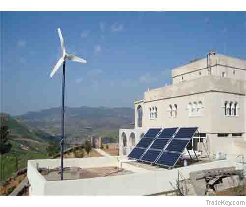2.6kw wind solar hybrid system