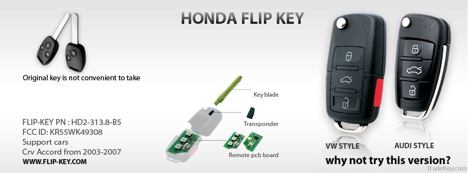 honda flip key