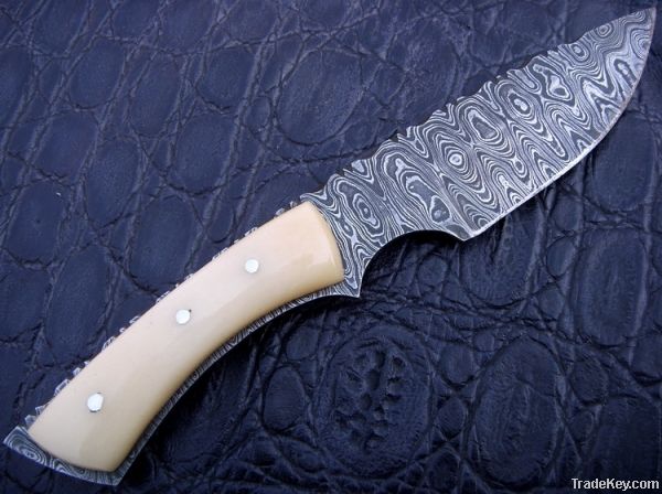 Damascus Hunting Knife