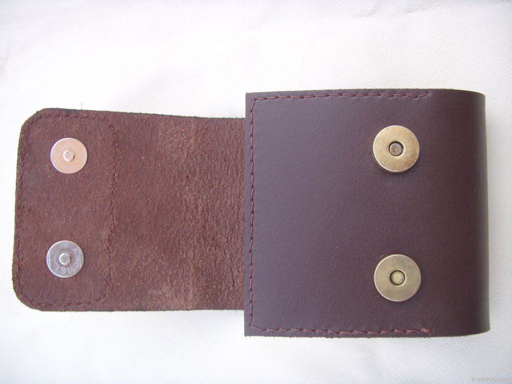 Leather Centre Fire Rifle Bullet Wallet