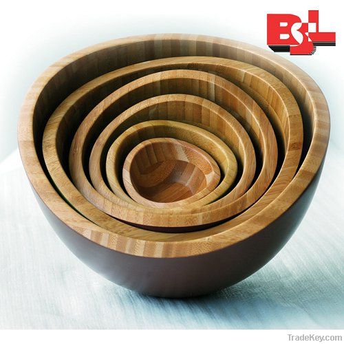 Bamboo Salad Bowl bsl-004