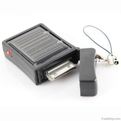 Portable emergency power, solar charger for iphone