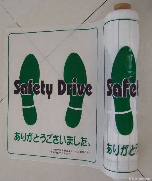Plastic foot mat for car use