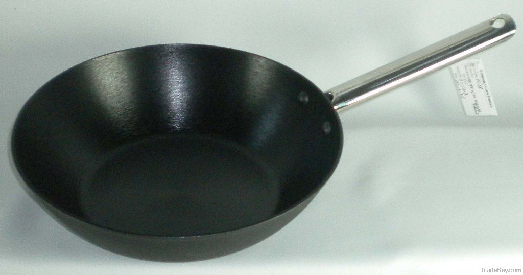 light cast iron stir fry pans