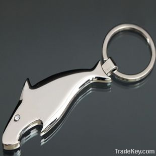 Metal bottle opener keychain