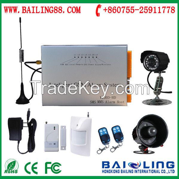 industrial  intelligent wireless commerical gsm alarm system