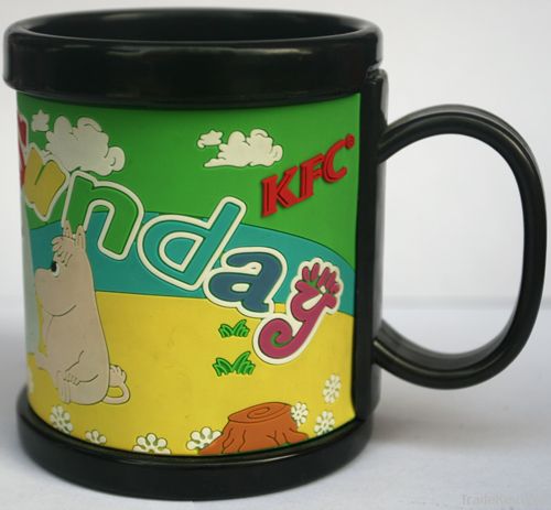 2012 New Arrival Plastic mug, Promotional Soft PVC Mugs