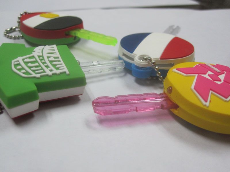 2012 Hot sale Soft PVC Key cover, pvc key holder, Plastic key cup