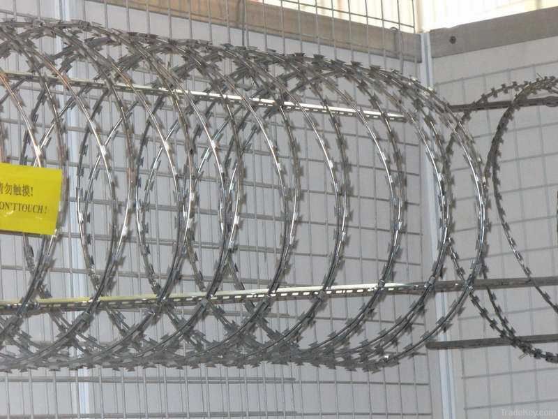 Razor Wire and Barbed Wire