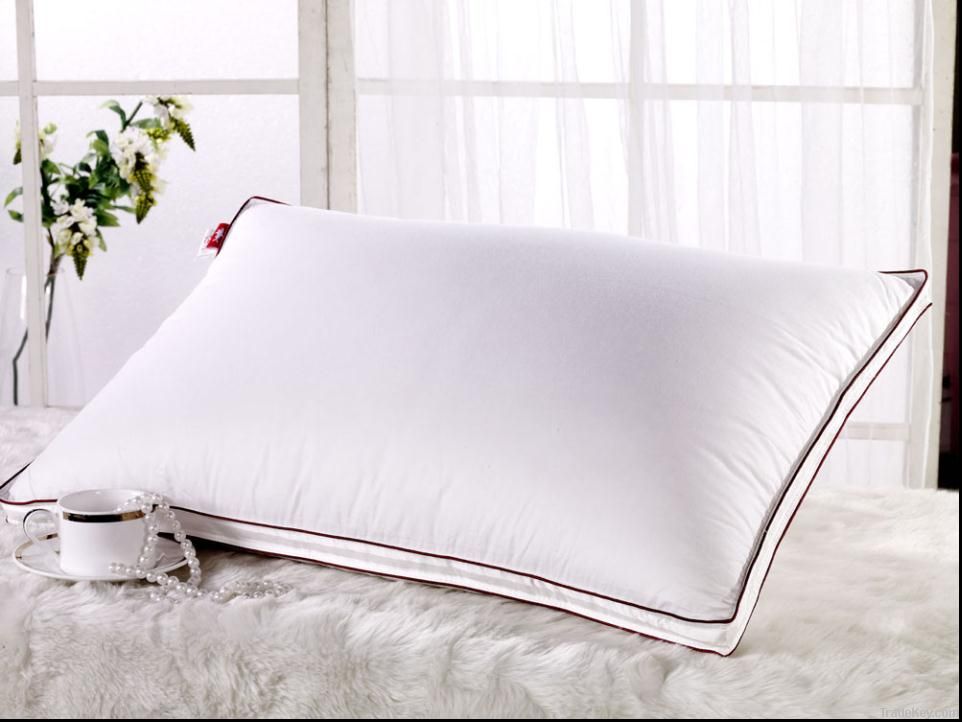 Down feather hotel white pillow series for hotel use