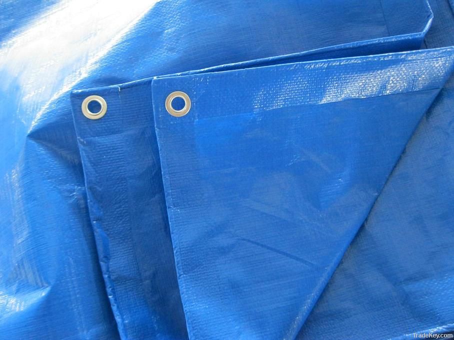 blue poly tarpaulin