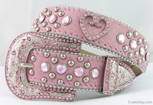 Pink Stone Belt Fashion Belt