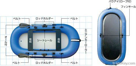 HOT Inflatable Drifting Fishing Boat