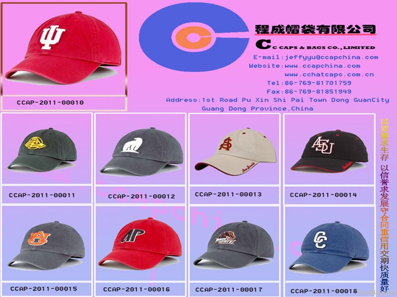 nice embroidery custom fitted hat ccap-02