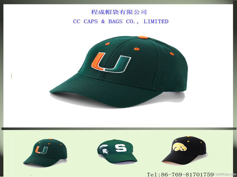 nice embroidery custom fitted hat ccap-02