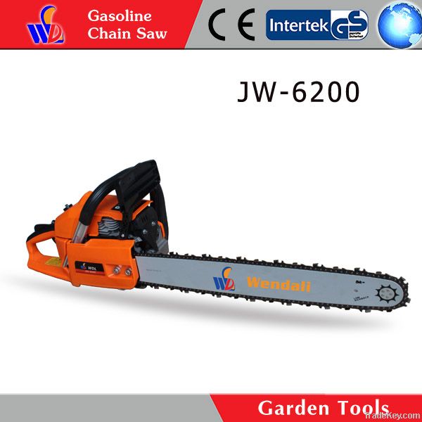 good durability gasolined chain saw 62CC