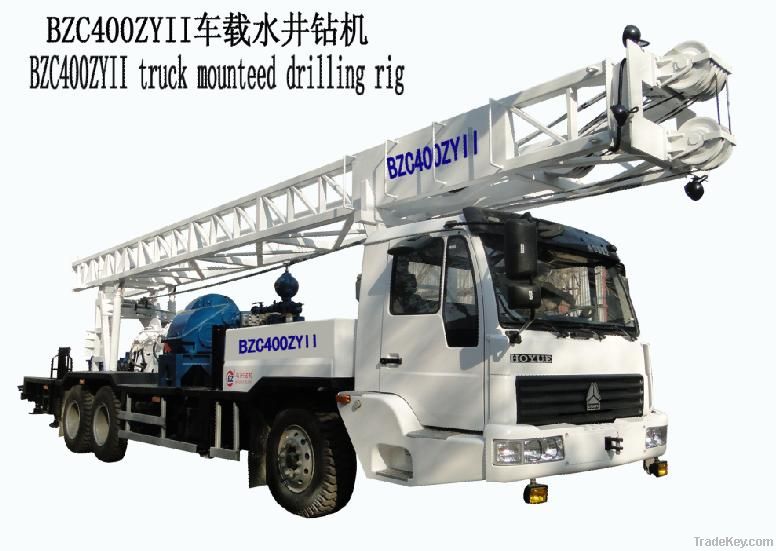 400 M Truck mounted water-well drilling rig