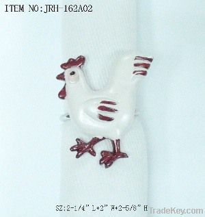 Colorful animal metal napkin ring