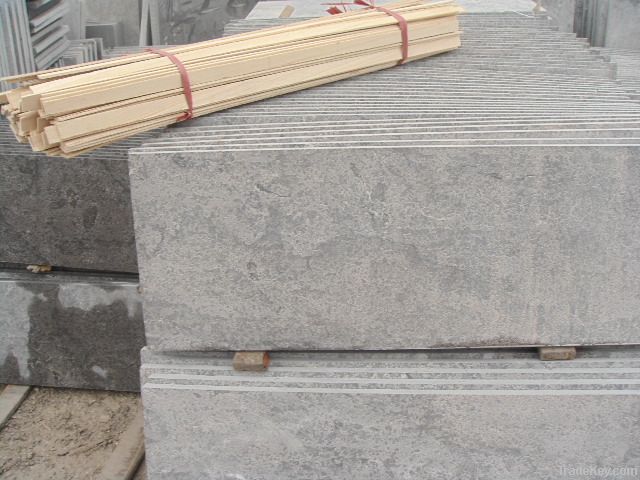 blue limestone paving tiles