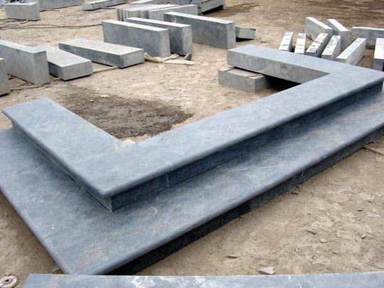 blue limestone window sills, thresholds