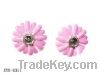 Fashion Pink Flower Earring Jewelry