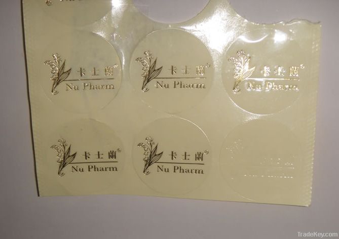 Custom Plastic Label Sticker