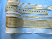 metallic ribbon