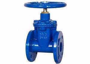 DIN cast iron F4 resilient gate valve