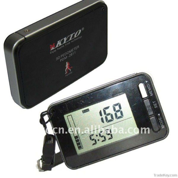 3D Digital Calorie Counter Pedometer, PDM-2611