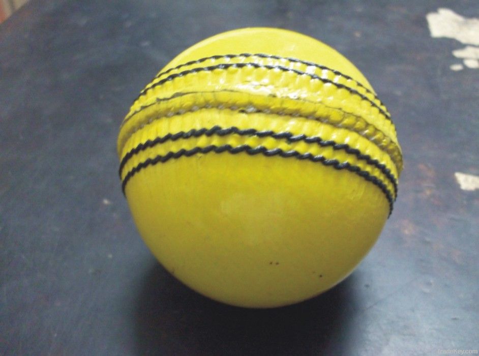 Yellow Indoor Cricket Ball