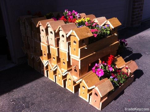 Birdhouse Flower Planter