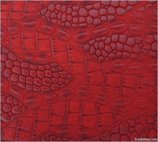 Fish scales pattern leather for bag