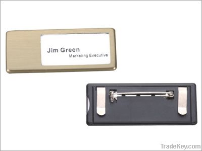 Aluminium Name Badge