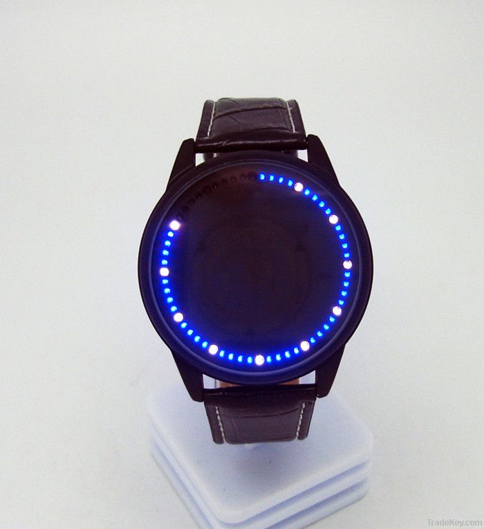 Fashion touch screen LED watch