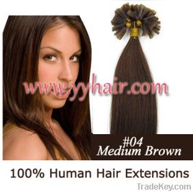 100S 18 inch Nail tip hair 0.7g/s Human Hair Extensions #04