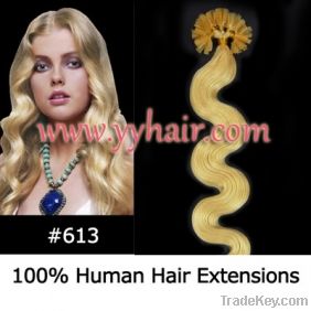 100S 20 inch remy body wave nail tip hair 0.5g/s Human Hair Extensions