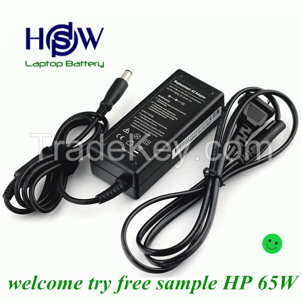 OEM  HP  laptop adapter charger 65W  90W 120W  18.5V 3.5A/ 4.9A/6.5A