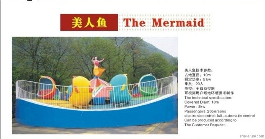 Newly The Little Mermaid inflatable trampolines made in china