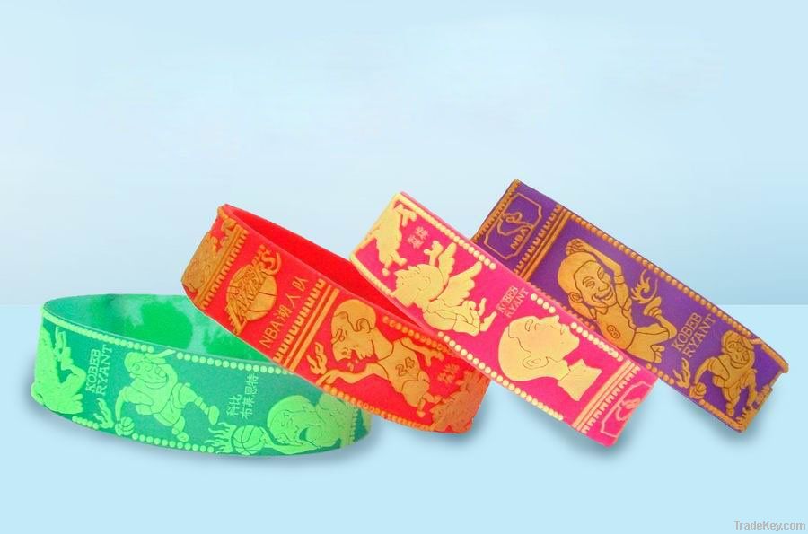 Promotional silicone bracelet