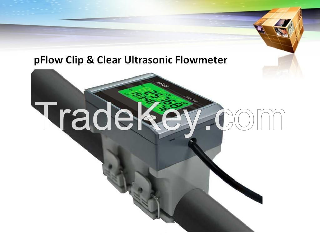 pFlow Clip & Clear Ultrasonic Flowmeter