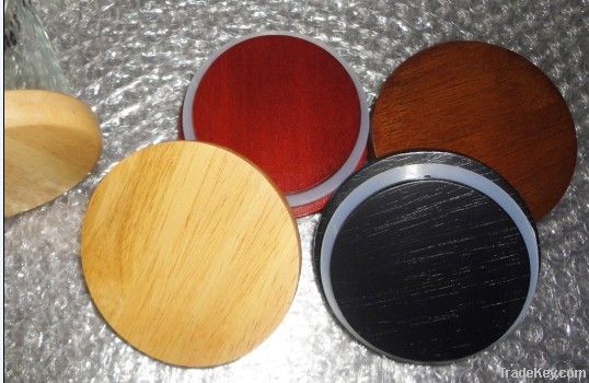 Wooden jar lids